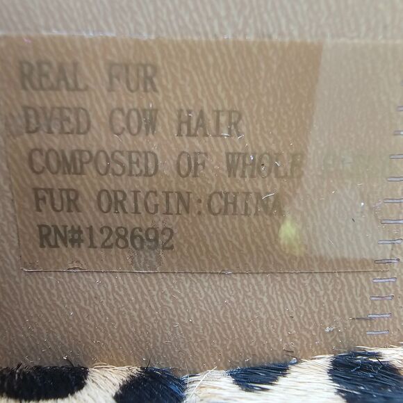 Steven by Steve Madden Cow Hair Leopard Print Flats Slip-On Ballet US 6 - Picture 6 of 8